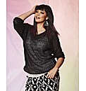 Sequin Slouch Jumper