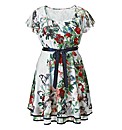 AX Paris Butterfly Print Frill Dress