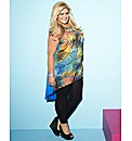 Gemma Collins High Low Feather Tunic