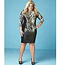 Gemma Collins Printed Bodycon Dress