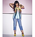 Ombre Rainbow Printed Vest