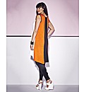 Vest With Sheer Panel Back