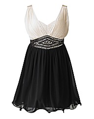 Paper dolls Embellished Waisted Dress