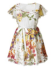 AX Paris Cream Floral Dress