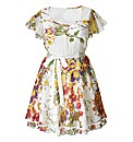 AX Paris Cream Floral Dress