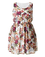 AX Paris Pink Floral Stud Dress