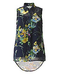 AX Paris Navy Floral Blouse