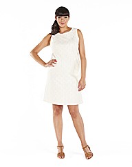 Sixties Style Daisy Lace Shift Dress