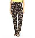 Tiger Printed Pull On Pants