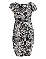 AX Paris Paisley BodyCon Midi Dress