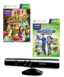 Kinect Sensor inc Adventurers + Game