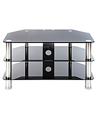 TV Stand Up To 37in Black/Chrome