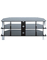 TV Stand Up To 50in Black/Chrome