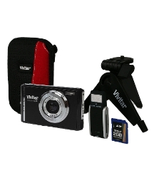 Vivitar 12MP Digital Camera Kit - Black