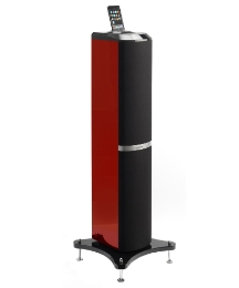 Lenco 60 Watt iPod Tower Red