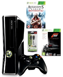 XBox 360 250GB Console + 2 Games + HDMI
