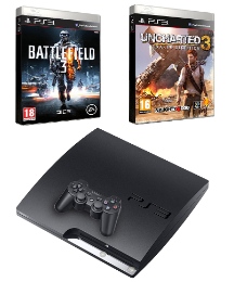 PS3 320GB Console + 2 Games