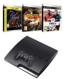 PS3 320GB Console + 3 Games