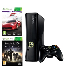 Xbox 360 Console 4GB + 2 Games