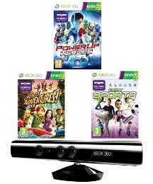 Xbox Kinect Sensor + 2 Games