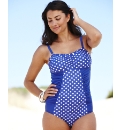 Silhouette Violet Spot Bandeau Swimsuit