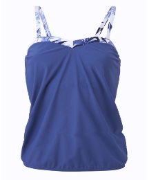 Silhouette Violet Blouson Top