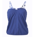 Silhouette Violet Blouson Top