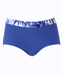 Violet Leaf Bikini Shorts