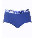 Violet Leaf Bikini Shorts