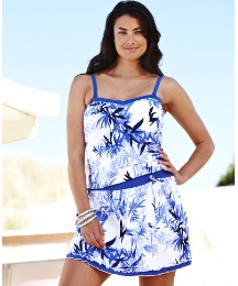 Silhouette Violet Leaf Skort