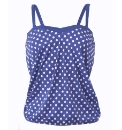 Silhouette Violet Spot Blouson Top