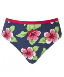 Beach to Beach Navy Print Bikini Briefs