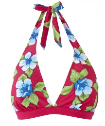 Beach to Beach Cherry Print Bikini Top