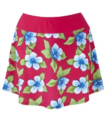 Beach To Beach Cherry Print Skort