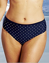 Beach To Beach Navy Spot Bikini Briefs
