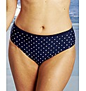 Beach To Beach Navy Spot Bikini Briefs