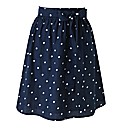 Beach To Beach Navy Spot Beach Skirt