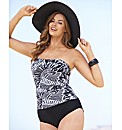 Tankini Look Swimsuit - Longer Length