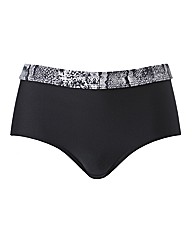 Beach To Beach Black Bikini Shorts