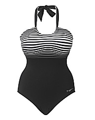 Zoggs Bandeau Halterneck Swimsuit