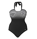 Zoggs Bandeau Halterneck Swimsuit