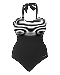 Zoggs Bandeau Halterneck Swimsuit D+