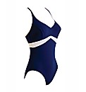 Zoggs Wyomi V-Neck X-Back Swimsuit