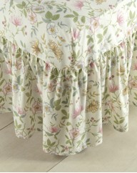 Cottage Garden Fitted Valance Sheet
