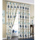 Kinsale Jacquard Lined Curtains & Ties