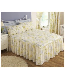 Lucie Quilted Frilled Bedspread