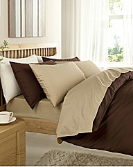Plain Dyed Percale Duvet Cover