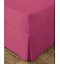 Easy Care Plain Fitted Valance Sheet