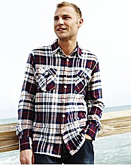 Weirdfish Brushed Check Shirt