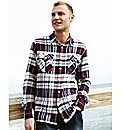 Weirdfish Brushed Check Shirt